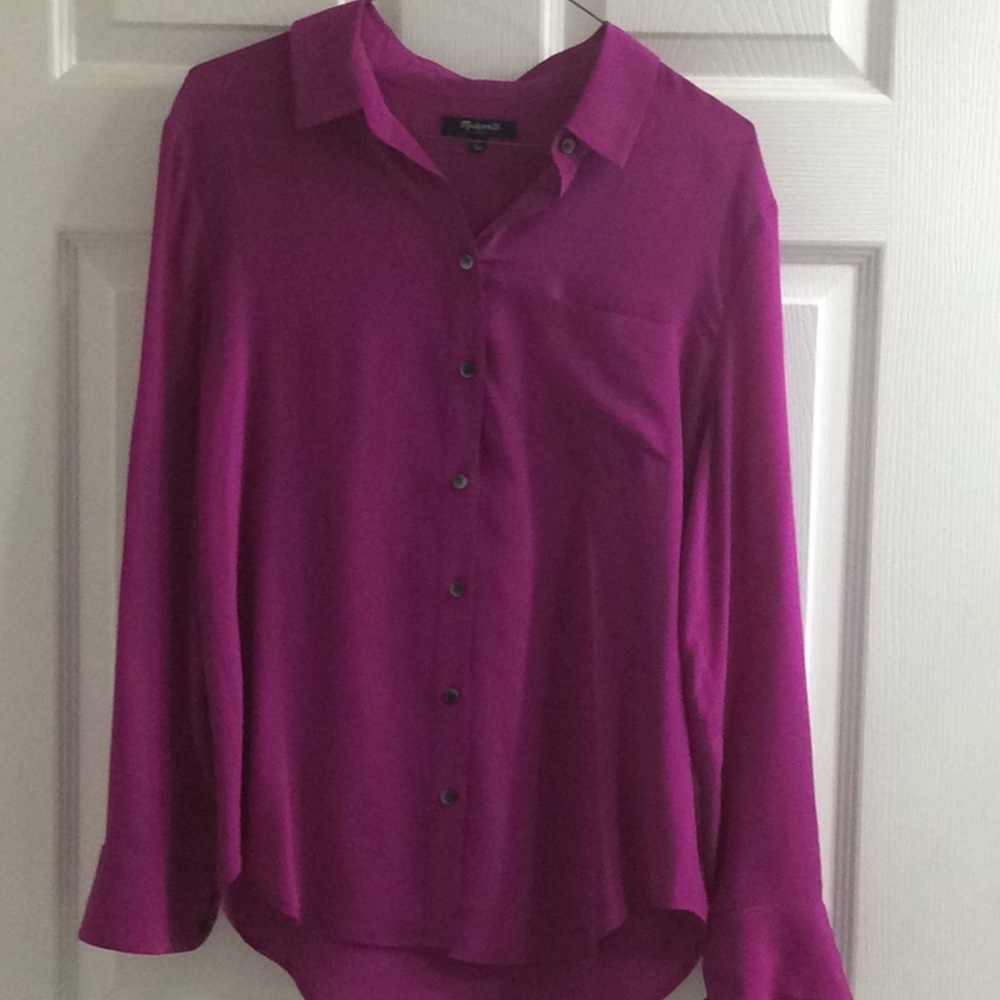 Madewell 100% silk blouse